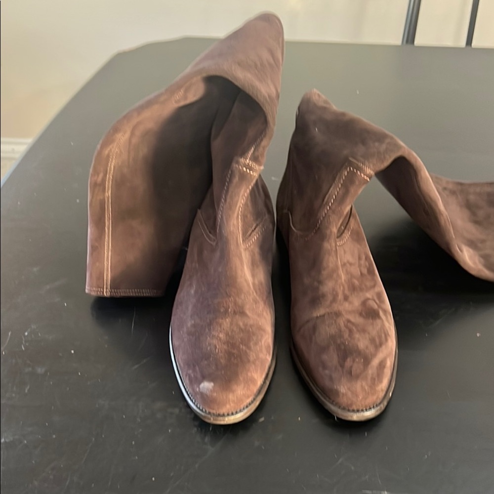 Ann Mashburn Brown Heeled Boots